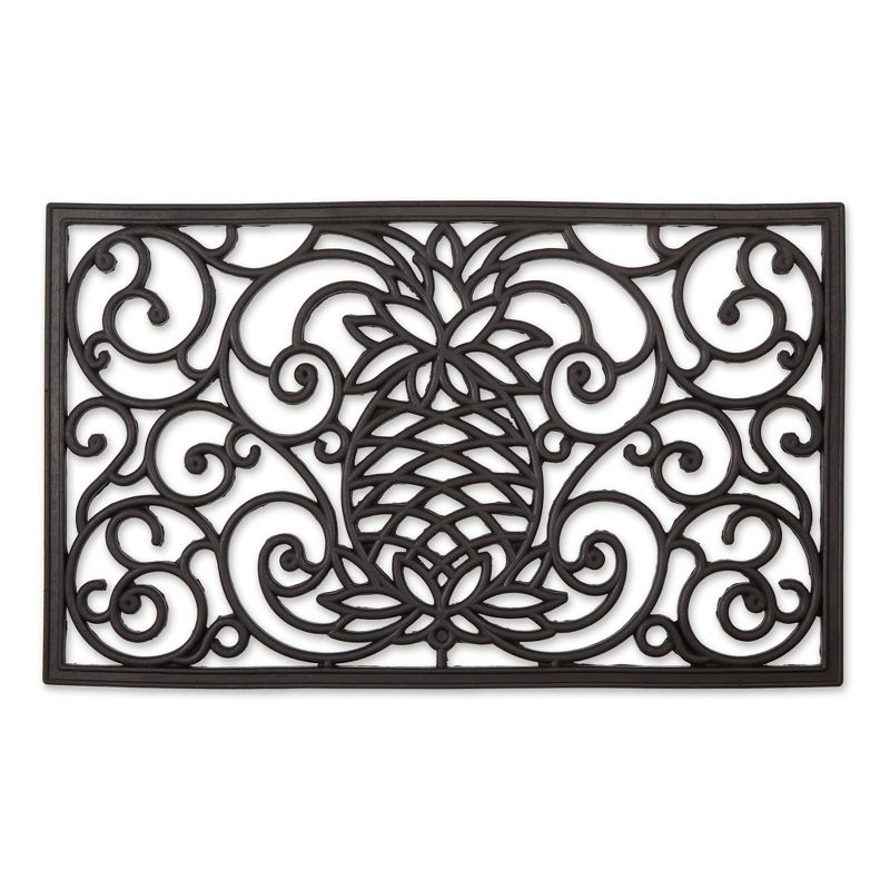 Design Imports  Pineapple Scroll Rubber Doormat