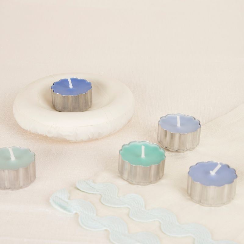 Meri Meri Blue & Green Tealight Candles (Pack of 10)