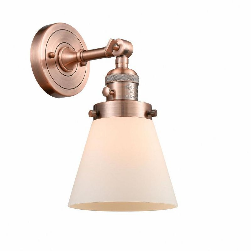 Innovations Lighting Cone 1 - Light Sconce in  Antique Copper