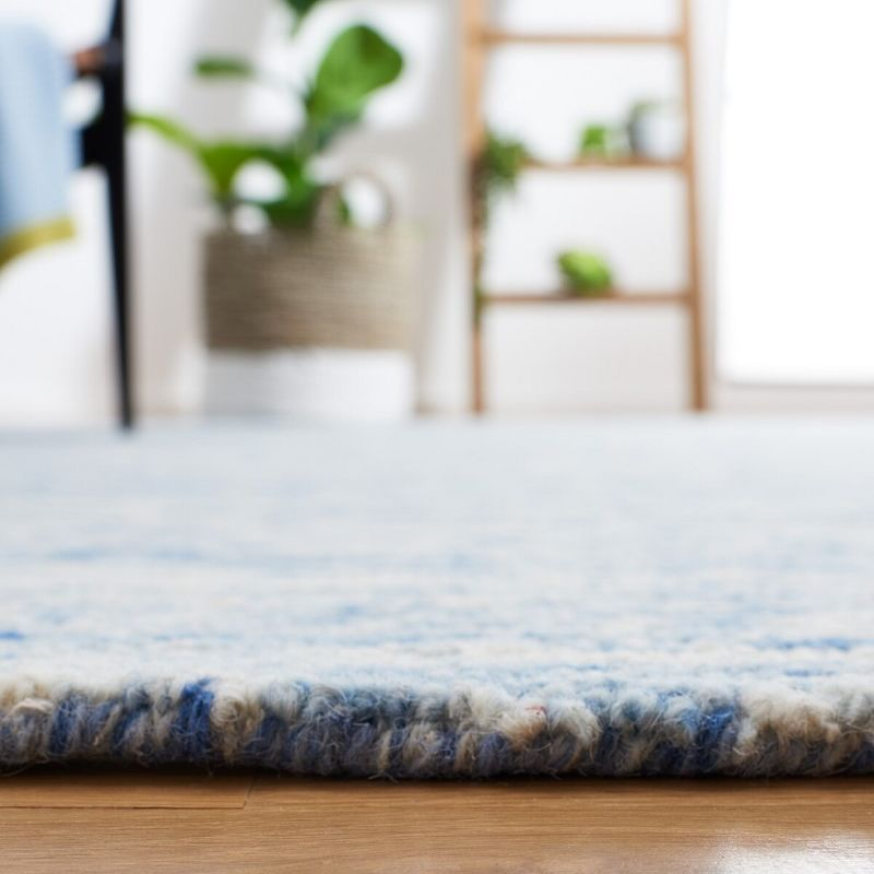 Himalaya HIM120 Hand Loomed Area Rug - Blue - 6'x6' - Safavieh.