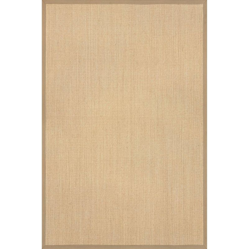 3'x5' Machine Woven orsay sisal Accent Rug Beige - nuLOOM: Modern Indoor Low Pile Skid-Resistant Area Rug
