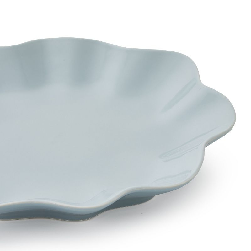 Portmeirion Sophie Conran Floret Salad Plate, 8.5 Inch - Robin's Egg (Blue Gray)