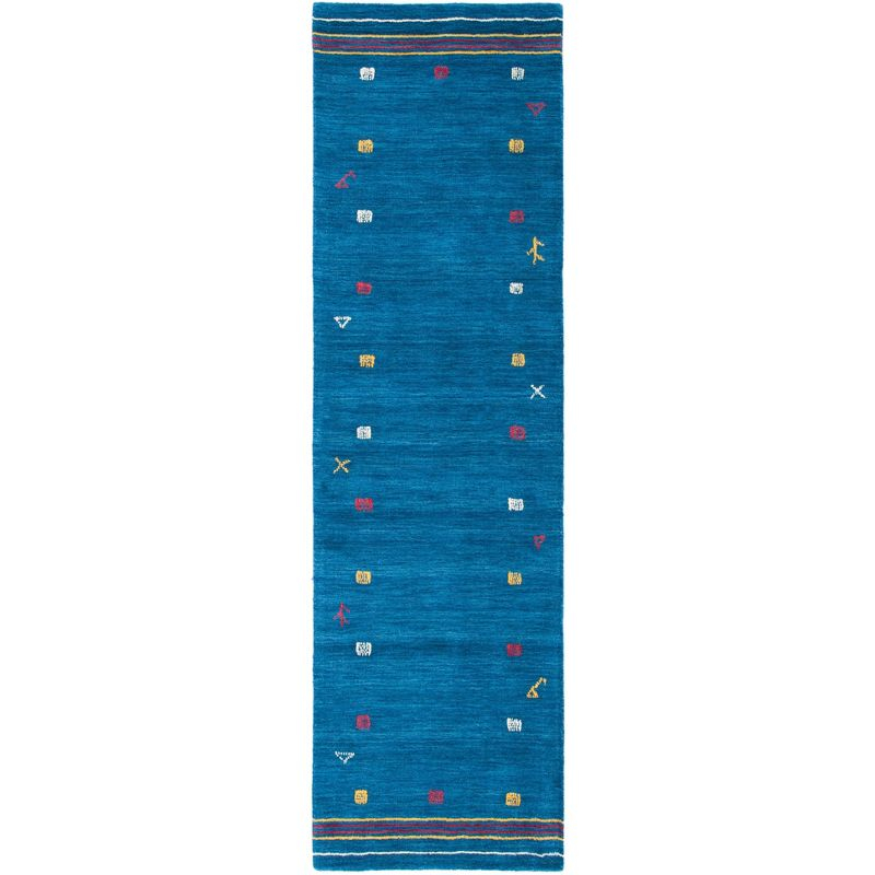 Himalaya HIM563 Handmade Runner Rug - 2'3"x8' - Blue - Safavieh