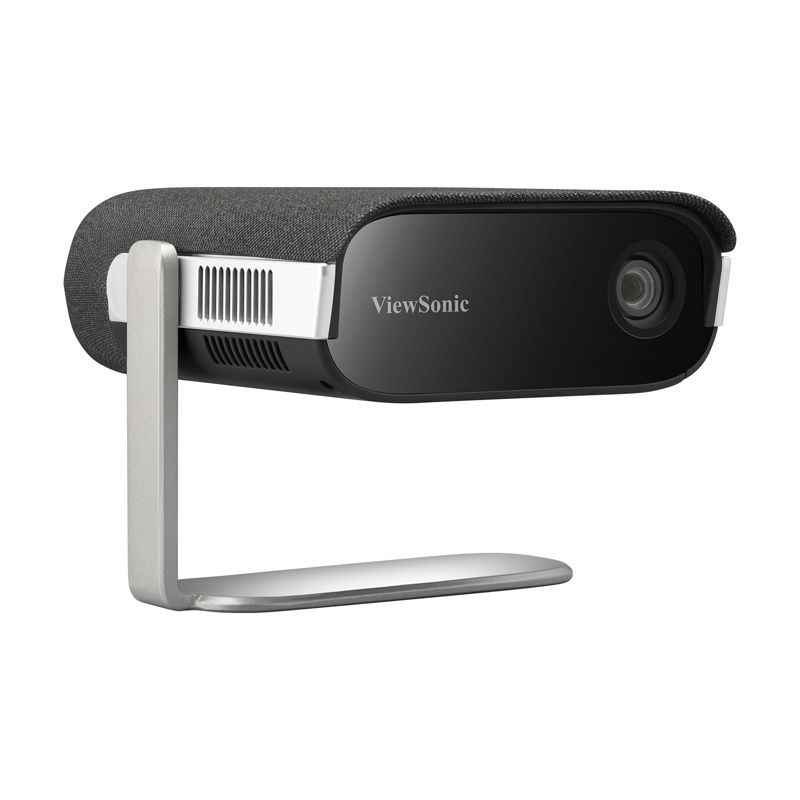ViewSonic M1X Portable LED Projector with Smart Stand, Harman Kardon Speakers, Built-In Battery, H/V Keystone, 4 Corner Adjustment, Bluetooth, Wi-Fi,