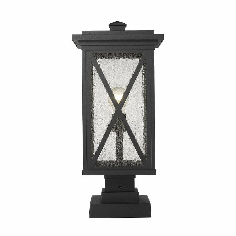Z-Lite Brookside 1 - Light Lantern in  Black