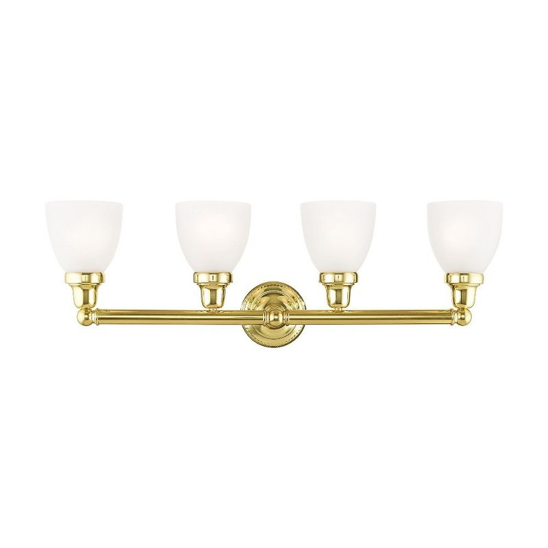 Livex Lighting Classic 4 - Light Vanity in  Polished Brass