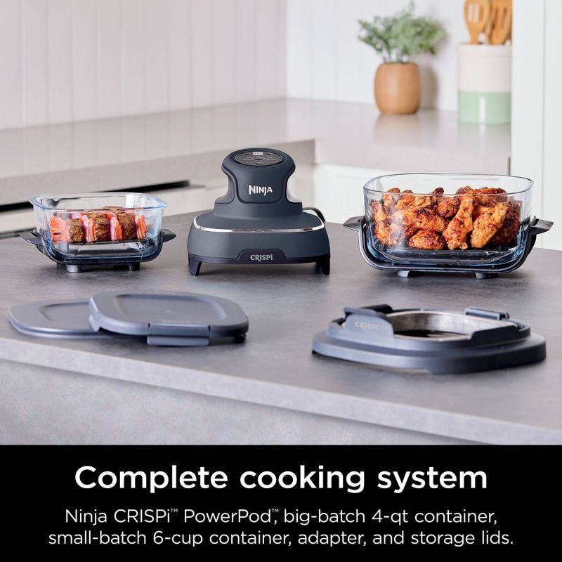 Ninja Ninja Crispi 4-in-1 Portable Glass Air Fryer Cooking System