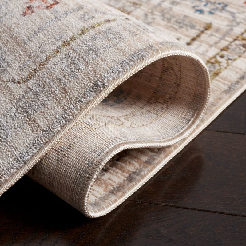 Vintage Persian VTP427 Power Loomed Area Rug - Ivory/Sage - 4'x6' - Safavieh.
