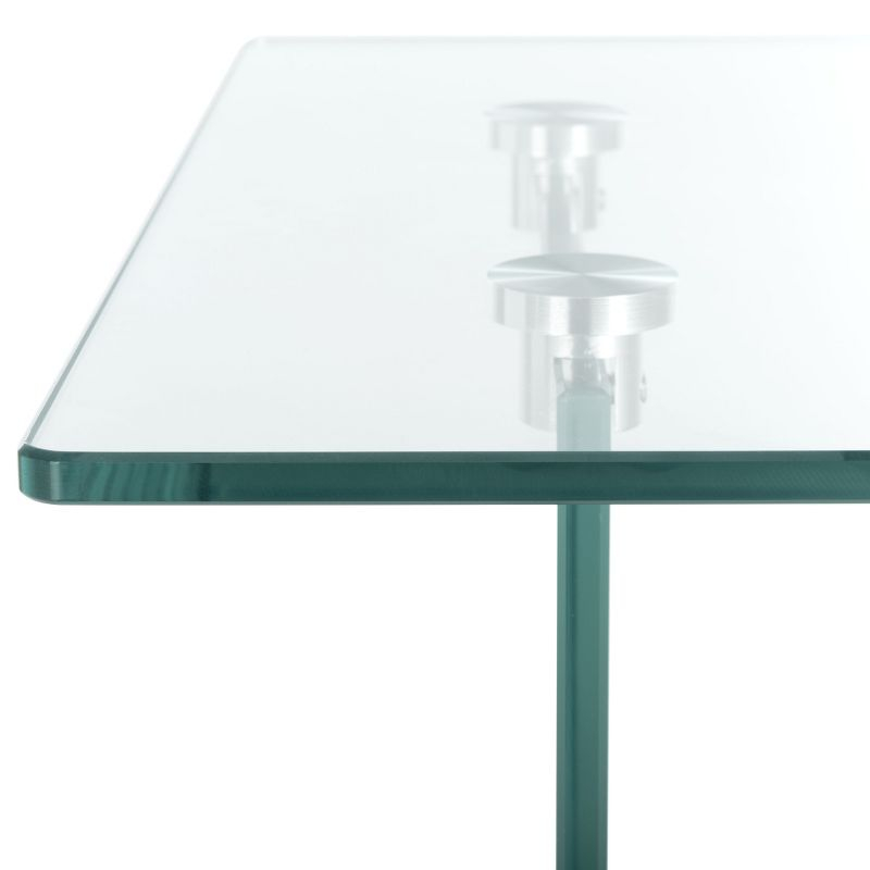 Kayley Glass Accent Table - ACC7001A - Natural/Glass - Safavieh