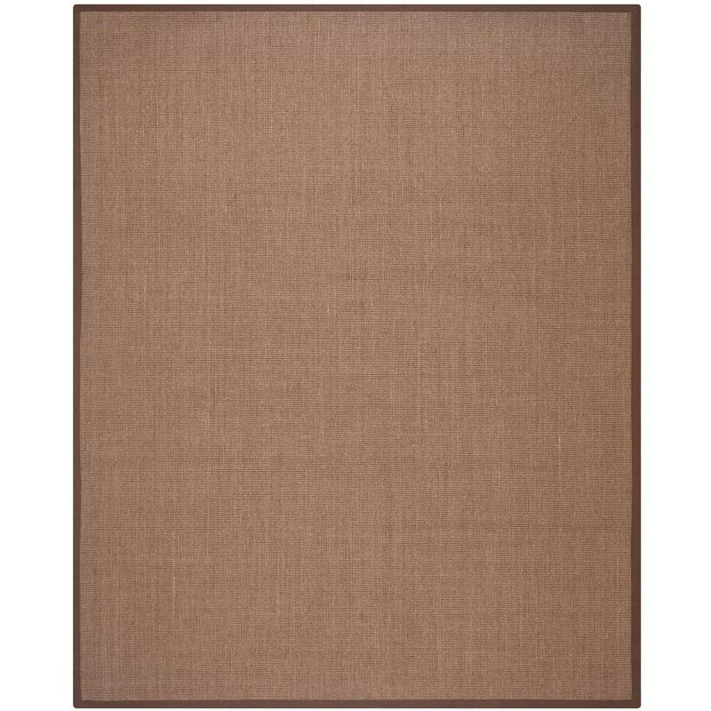 Natural Fiber NF441 Power Loomed Indoor Area Rug - Brown/Brown - 6'x9' - Safavieh