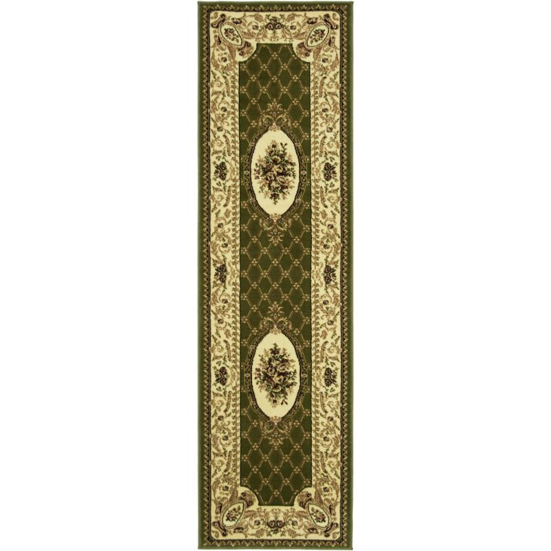 Lyndhurst LNH223 Power Loomed Runner Rug - Sage/Ivory - 2'3"x8' - Safavieh.