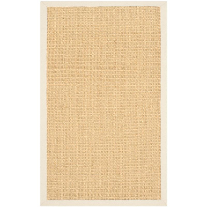Natural Fiber NF441 Power Loomed Indoor Accent Rug - Maize/Wheat - 2'6"x4' - Safavieh.