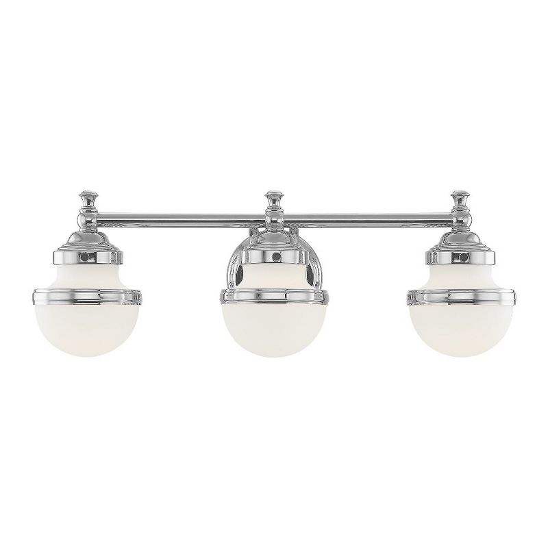 Livex Lighting Oldwick 3 - Light Vanity in  Polished Chrome