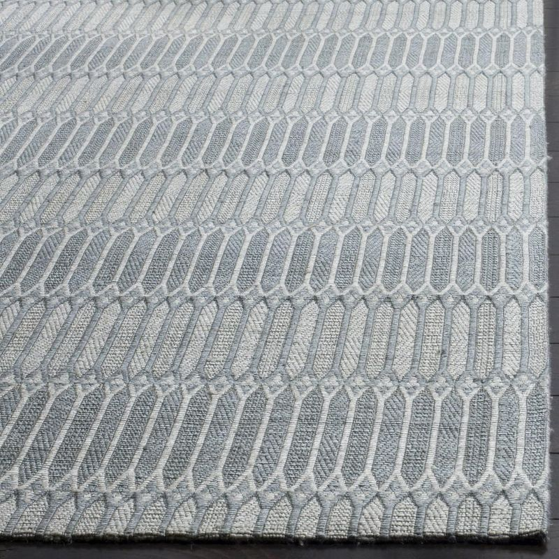 Marbella MRB124 Hand Loomed Indoor Area Rug - Silver - 5'x8' - Safavieh