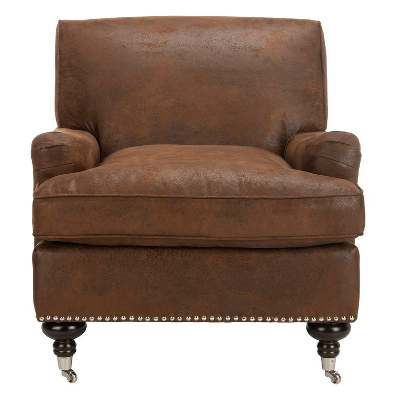Chloe Club Chair - Brown - Safavieh