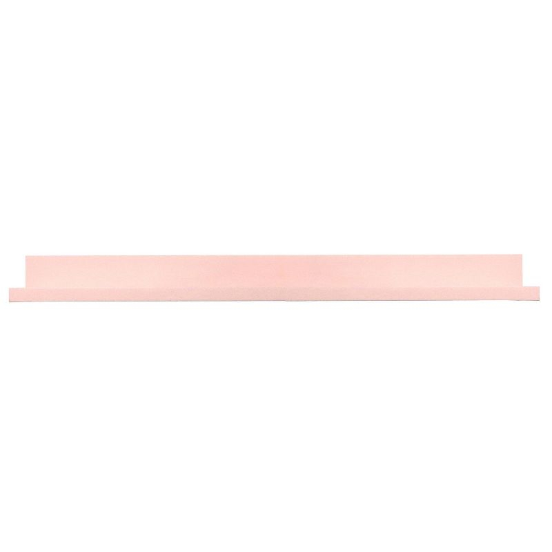 35.4" Picture Ledge Shelf for Kids' Room Pink - InPlace: Decorative Wall Shelf, MDF, Painted, 17 lb Capacity