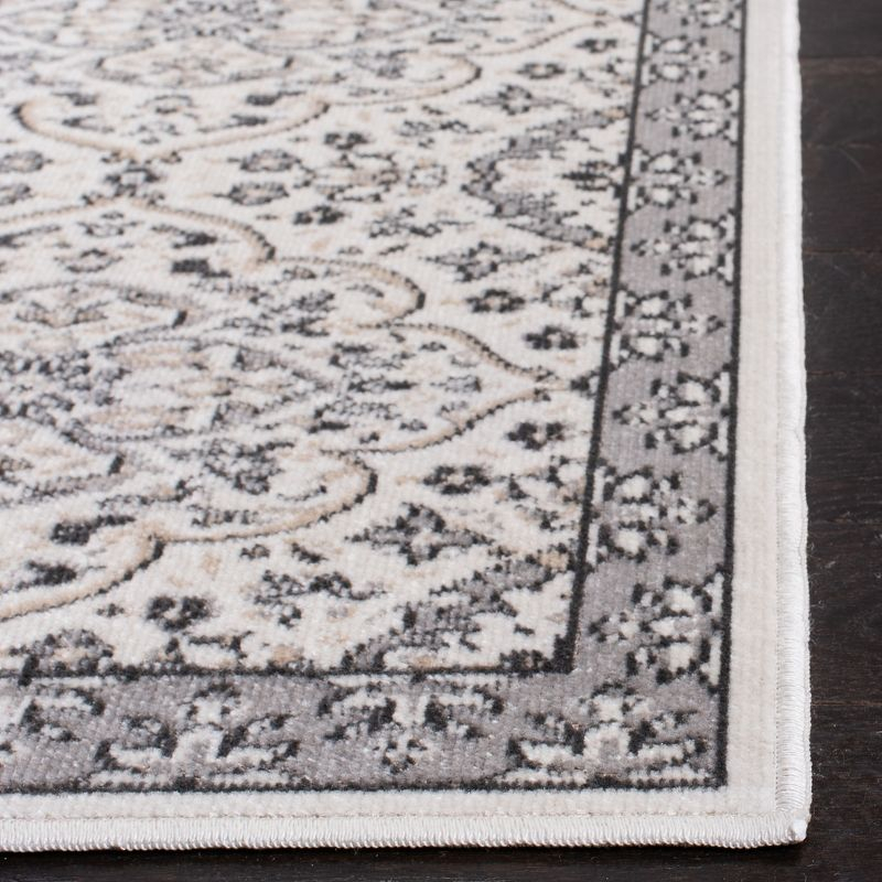 Montage MTG283 Power Loomed Indoor/Outdoor Area Rug - Ivory/Grey - 5'1"x7'6" - Safavieh.