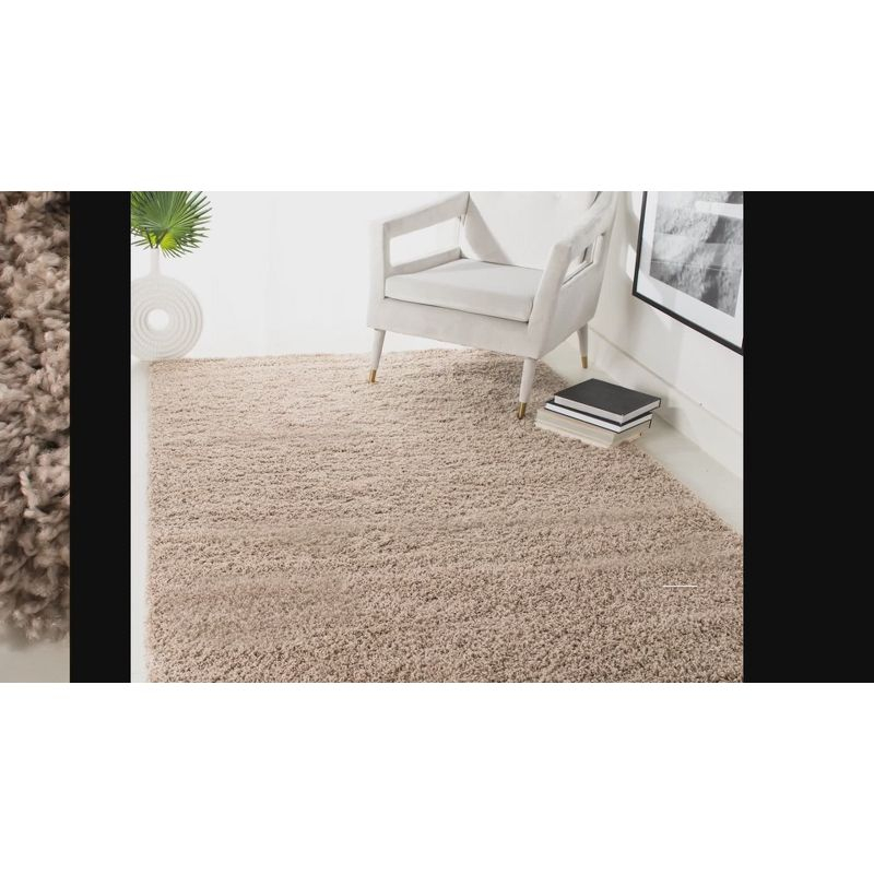 Laguna Shag SGL303 Power Loomed Indoor Area Rug - Light Blue - 6'7"x6'7" - Safavieh.