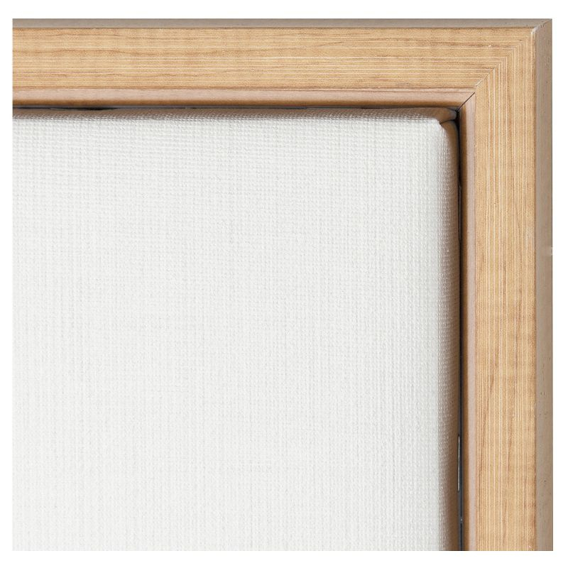 Palm Trees Framed Kids' Canvas Art Natural (24"x18") - Uniek