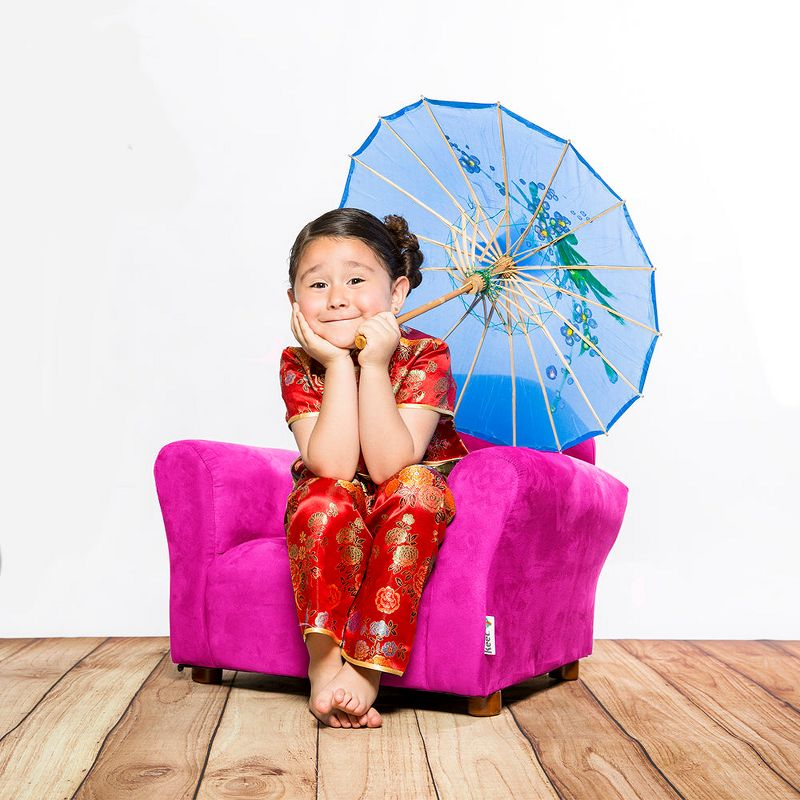 Keet Keet Roundy Microsuede Chair Charcoal