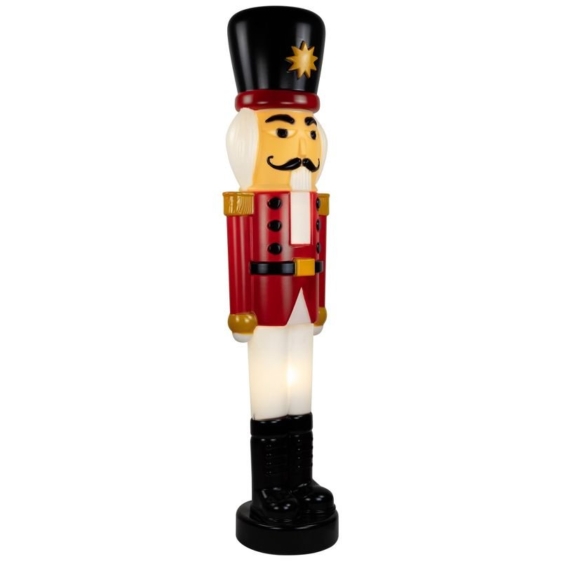 Northlight Lighted Blow Mold Nutcracker Soldier Outdoor Christmas Decoration - 59"
