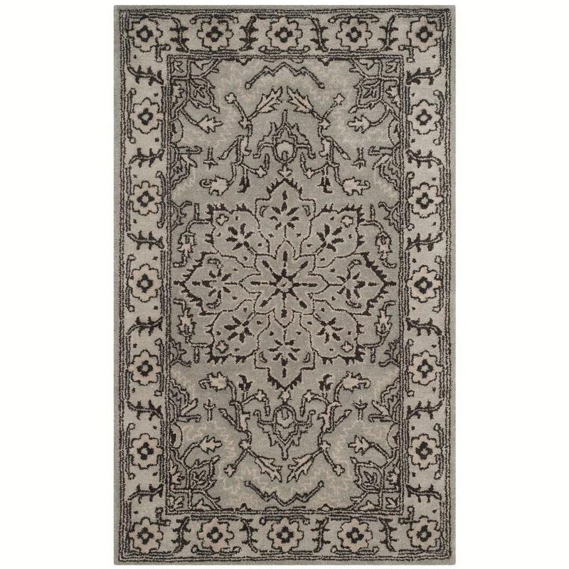 Antiquity AT58 Hand Tufted Accent Rug - Grey/Beige - 2'x3' - Safavieh.