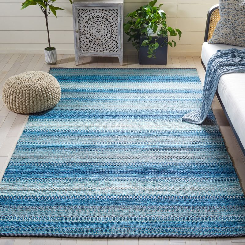 Montauk MTK851 Hand Woven Area Rug - Grey/Blue - 3'x5' - Safavieh.