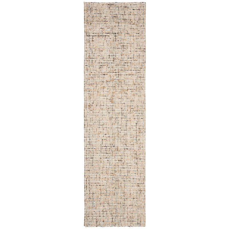 Abstract ABT468 Handmade Indoor Runner - Gold/Blue - 2'-3"x6' - Safavieh
