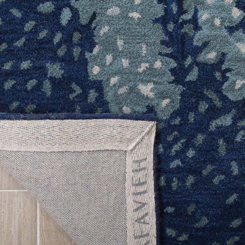 Soho SOH706 Hand Tufted Indoor Area Rug - Blue/Multi - 7'6"x9'6" - Safavieh