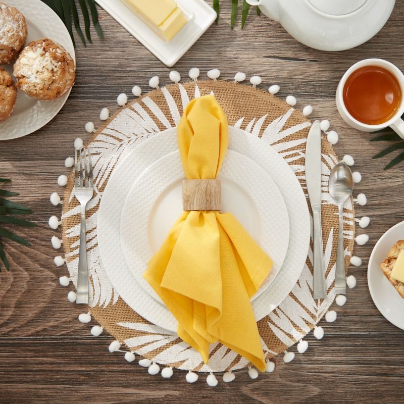 Design Imports Marigold Solid Napkin Set/6