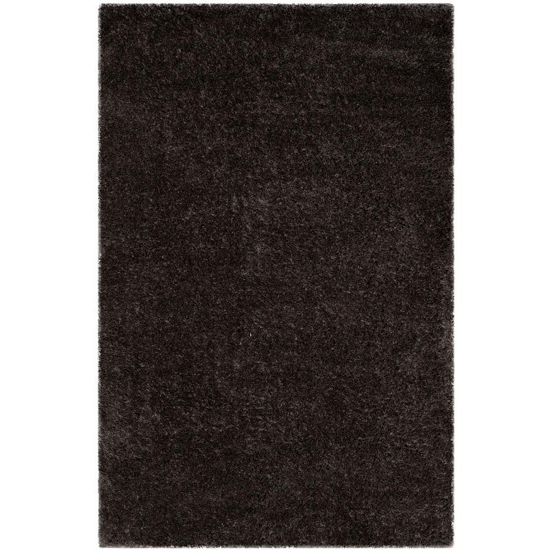 Indie Shag SGI320 Power Loomed Indoor Area Rug - Dark Grey - 5'1"x7'6" - Safavieh.