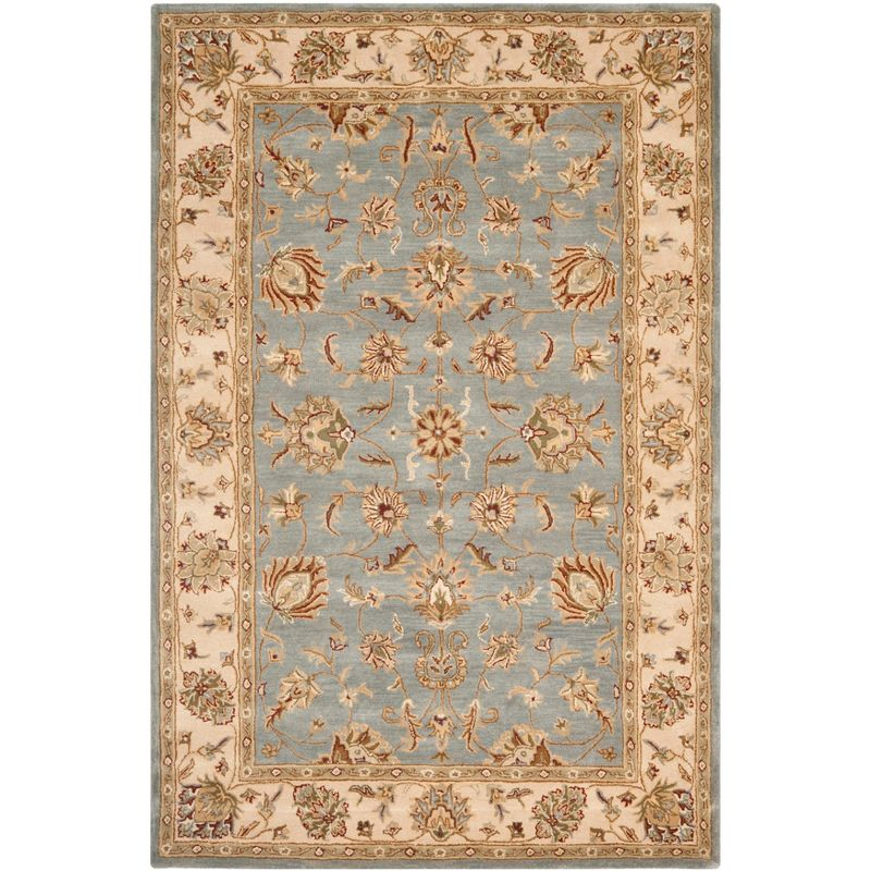 Royalty ROY343 Hand Tufted Area Rug - Blue/Beige - 6'x9' - Safavieh.