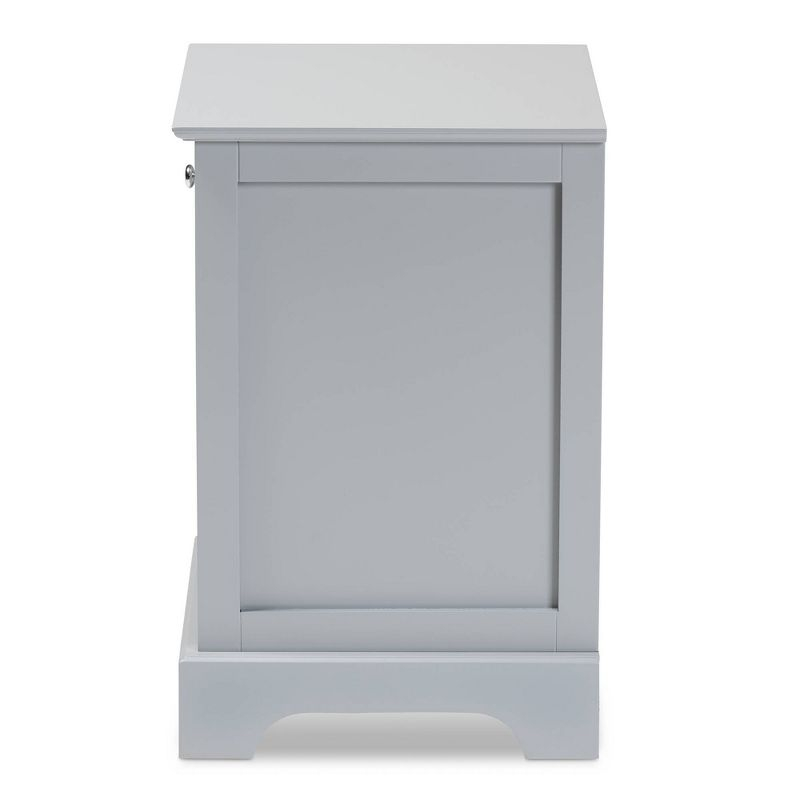 1 Drawer Chase Wood Nightstand - Baxton Studio