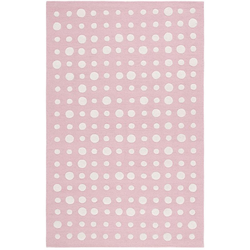 Safavieh Kids SFK926 Hand Tufted Indoor Accent Rug - Pink/Ivory - 3'x5' - Safavieh