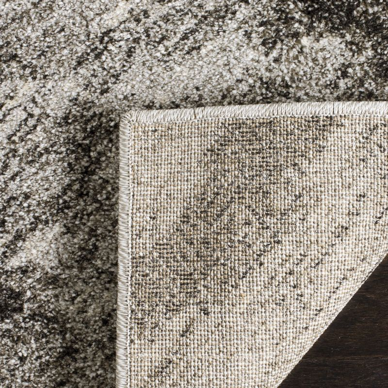 Retro RET2144 Power Loomed Indoor Accent Rug - Light Grey/Black - 2'6"x4' - Safavieh.