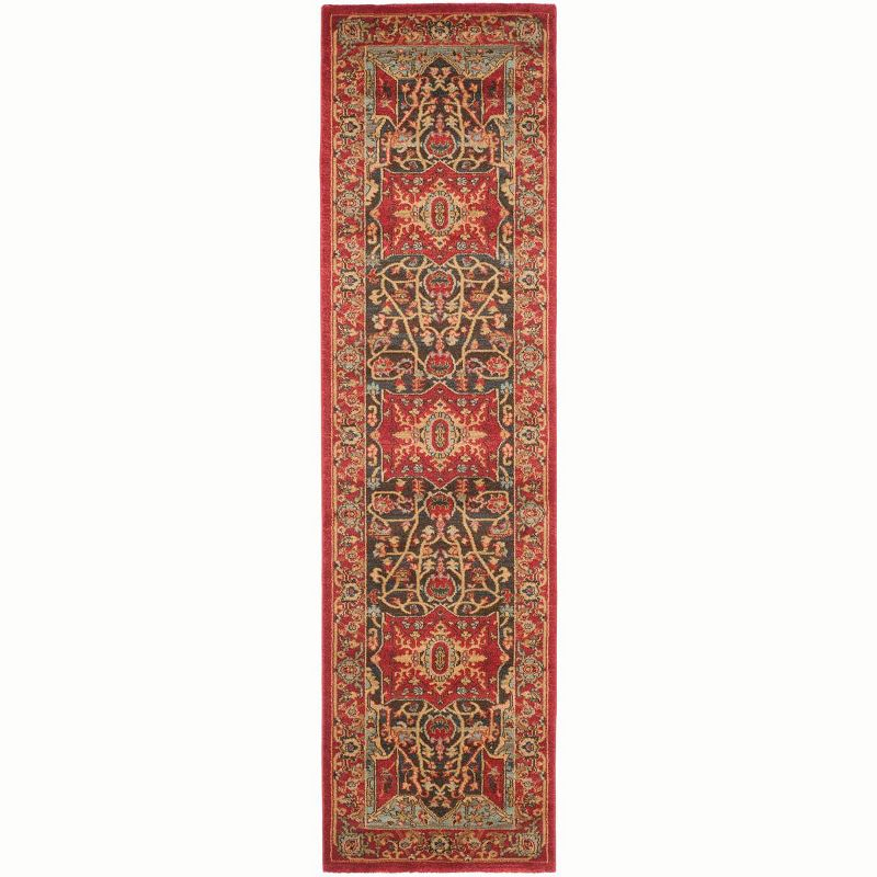 Mahal MAH625 Power Loomed Indoor Runner Rug - Red/Red - 2'2"x6' - Safavieh.
