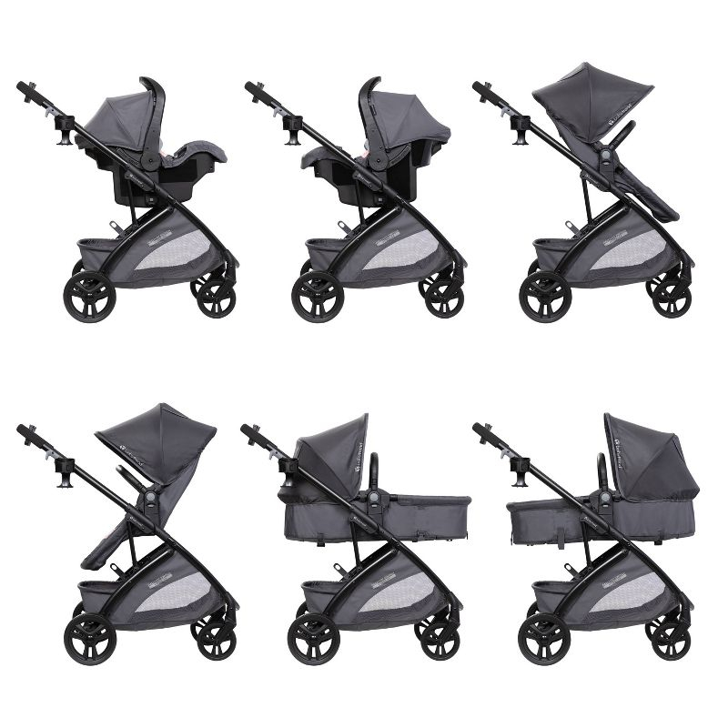 Baby Trend Passport Switch Modular Travel System with EZ-Lift PLUS Infant Car Seat - Dash Pink