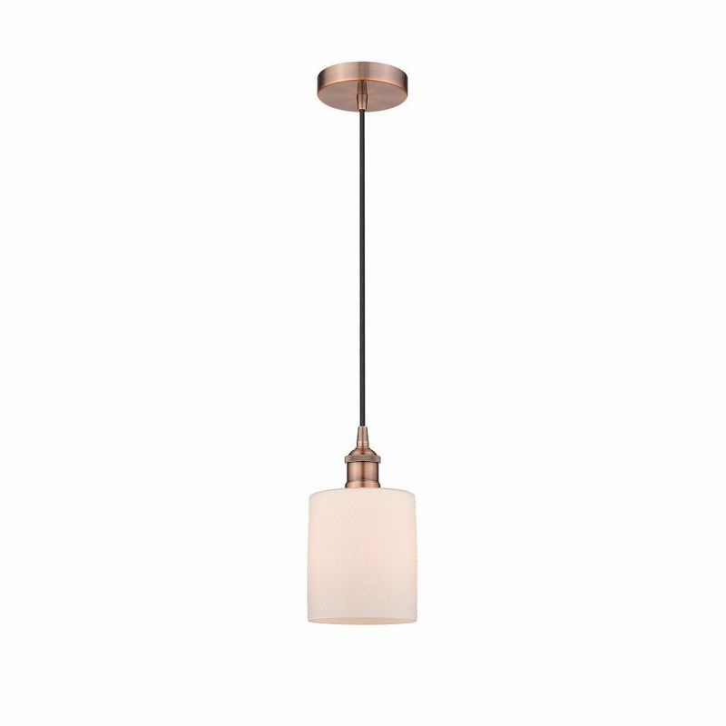 Innovations Lighting Cobbleskill 1 - Light Pendant in  Antique Copper