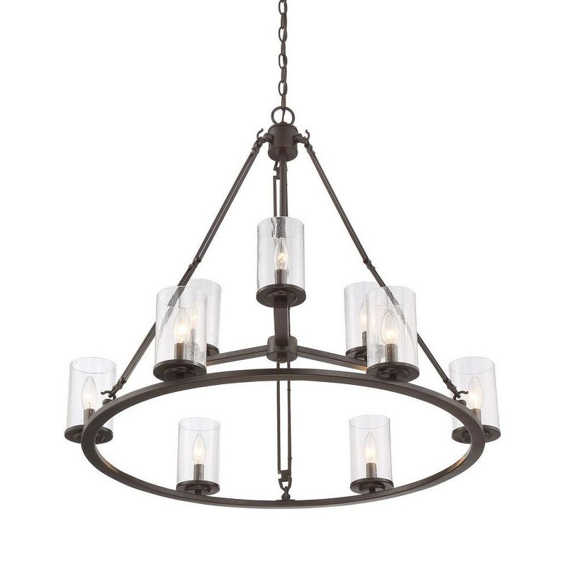 Quoizel Lighting Buchanan 9 - Light Chandelier in  Western Bronze