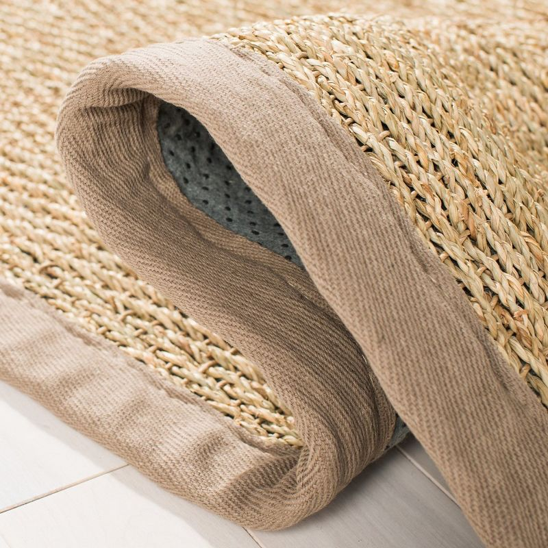 Natural Fiber NF115 Power Loomed Indoor Accent Rug - Natural/Grey - 2'x3' - Safavieh.
