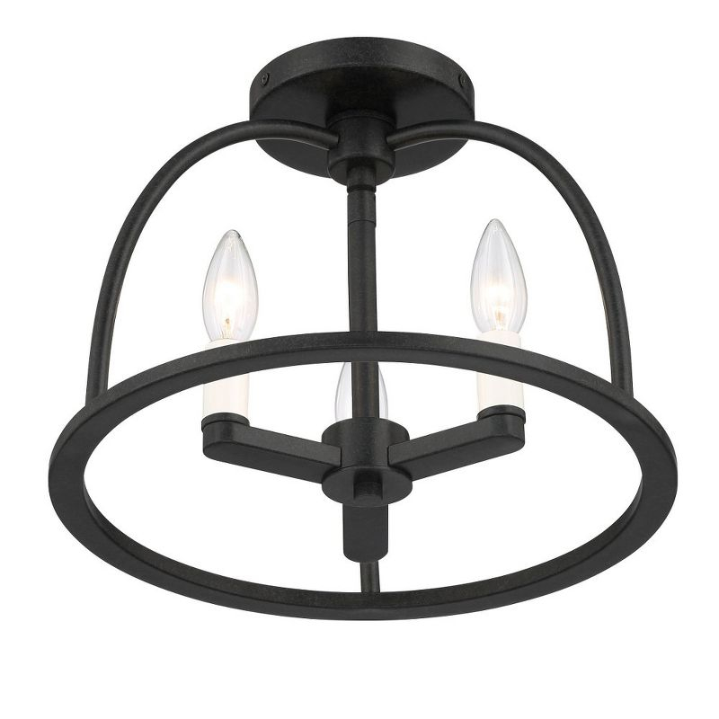 Crystorama Lighting Abbott 3 - Light Flush Mount in  Vibrant Gold