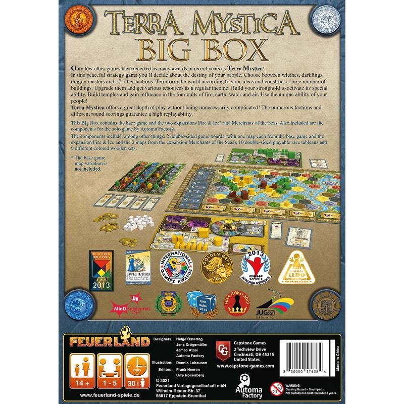 Terra Mystica: Big Box W/ Base Game, 2 Expansions, and Solo mode