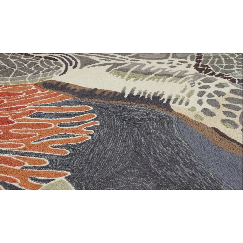 Liora Manne Sahara Links Indoor/Outdoor Rug Green 1'11" x 7'6"