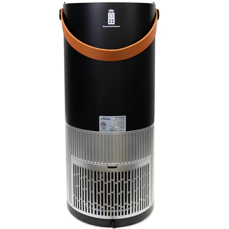 Hunter Fan Company HPH625 Air Purifier Humidifier – 2 in 1 Air Purifier & Humidifier Combo, Black/ Silver