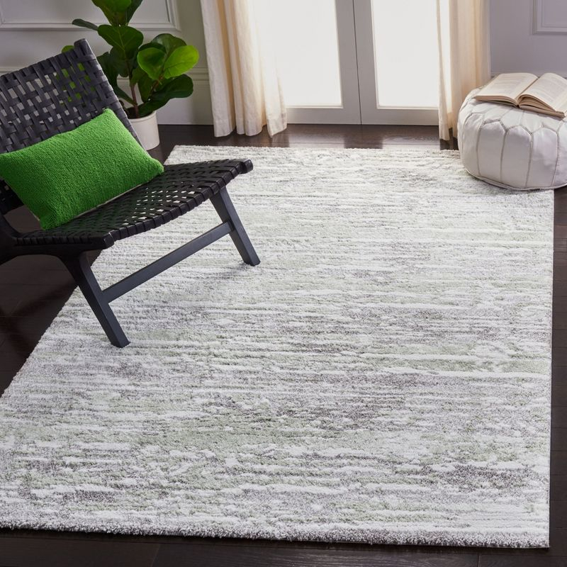 Century 300 CTY350 Power Loomed Indoor Area Rug - Grey/Green - 4'5"x6'5" - Safavieh