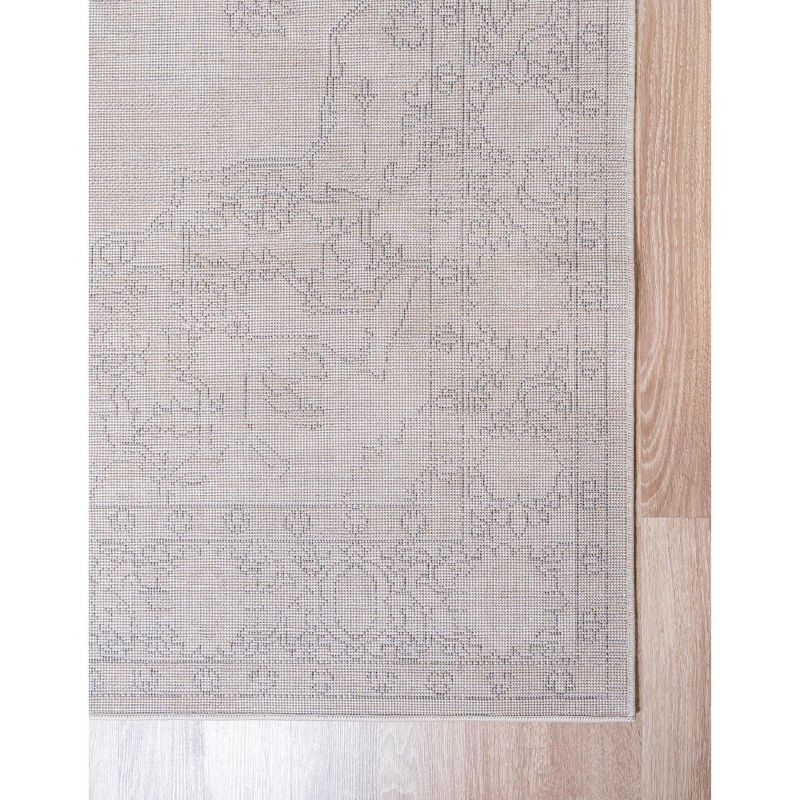 Unique Loom Portland Collection Area Rug - Canby (2'  x 8' Runner Ivory/Beige)