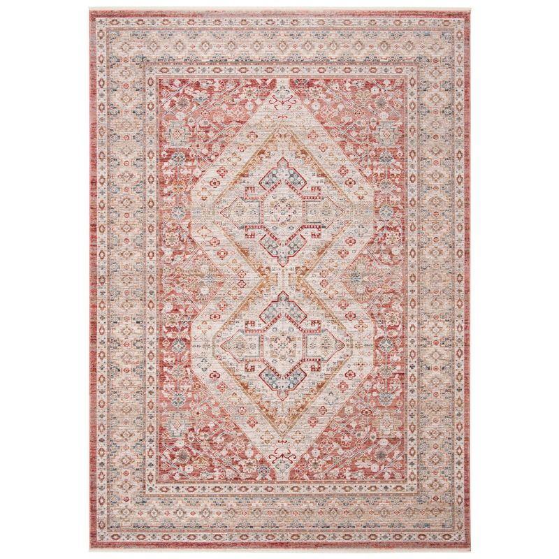 Kenitra KRA692 Power Loomed Area Rug - Pink/Grey - 5'x8' - Safavieh.