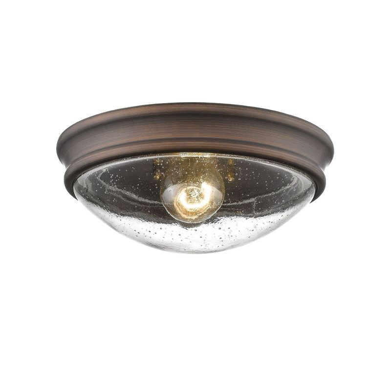 Millennium Lighting 1 - Light Flush Mount in  Rubbed Bronze