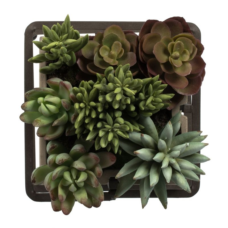 Vickerman 28" Artificial Green Ivy Hanging Bush, Pack of 2