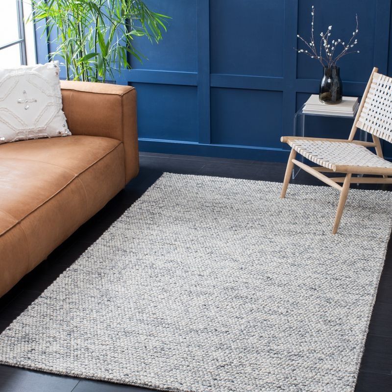 Natura NAT620 Hand Woven Area Rug - Light Grey/Ivory - 3'x5' - Safavieh.